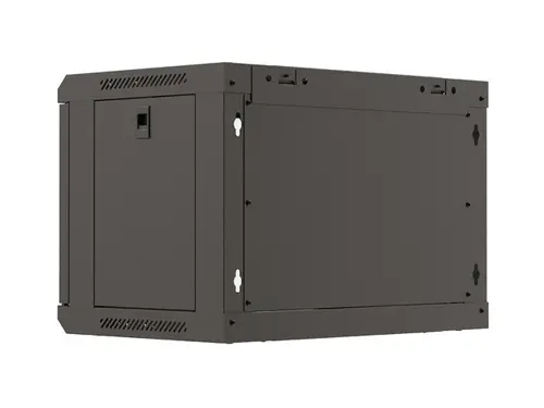 Комуникационен шкаф, Lanberg rack cabinet 19" wall-mount 6U/540x350 (flat pack) with glass door black - image 13