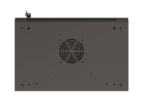 Комуникационен шкаф, Lanberg rack cabinet 19" wall-mount 6U/540x350 (flat pack) with glass door black - image 5