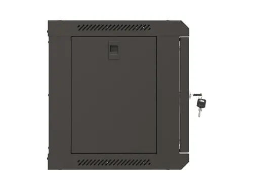 Комуникационен шкаф, Lanberg rack cabinet 19" wall-mount 6U/540x350 (flat pack) with glass door black - image 8