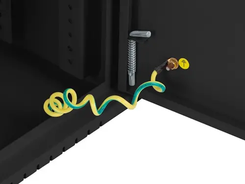 Комуникационен шкаф, Lanberg rack cabinet 19" wall-mount 6U+3u/540x200 low-profile black (assembled) - image 12