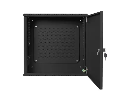 Комуникационен шкаф, Lanberg rack cabinet 19" wall-mount 6U+3u/540x200 low-profile black (assembled) - image 7
