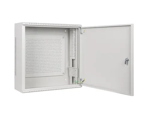 Комуникационен шкаф, Lanberg rack cabinet 19" wall-mount 6U+3u/540x200 low-profile grey (assembled) - image 2