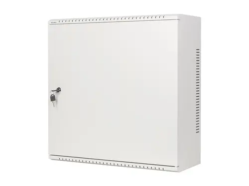 Комуникационен шкаф, Lanberg rack cabinet 19" wall-mount 6U+3u/540x200 low-profile grey (assembled)