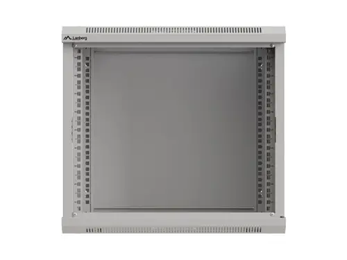 Комуникационен шкаф, Lanberg rack cabinet 19" wall-mount 9U/540x350 (flat pack) with glass door grey - image 12