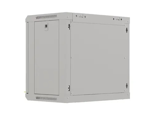 Комуникационен шкаф, Lanberg rack cabinet 19" wall-mount 9U/540x350 (flat pack) with glass door grey - image 8