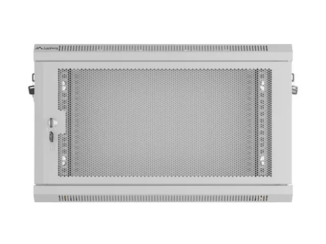 Ερμάριο επικοινωνιών, Lanberg rack cabinet 19" επιτοίχιο 6U/600x450 με διάτρητη πόρτα γκρι (flat pack) - image 10