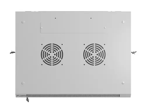 Комуникационен шкаф, Lanberg rack cabinet 19" wall-mount 6U/600x450 with perforated door grey (flat pack) - image 9