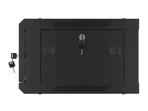 Комуникационен шкаф, Lanberg rack cabinet 19" wall-mount 4U/600x450 with perforated door black (flat pack) - image 10