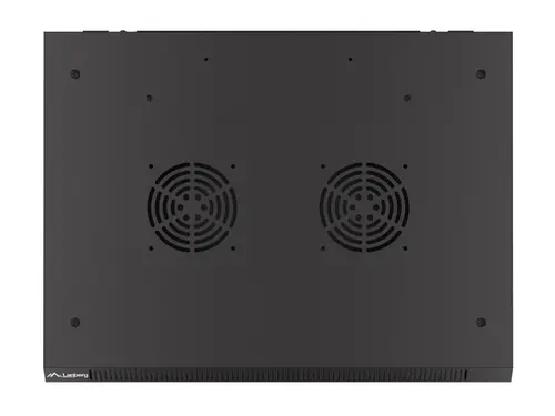 Комуникационен шкаф, Lanberg rack cabinet 19" wall-mount 4U/600x450 with perforated door black (flat pack) - image 11