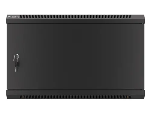 Комуникационен шкаф, Lanberg rack cabinet 19" wall-mount 6U/600x450 for self-assembly with metal door black (flat pack) - image 12