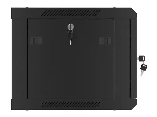 Комуникационен шкаф, Lanberg rack cabinet 19" wall-mount 6U/600x450 for self-assembly with metal door black (flat pack) - image 13