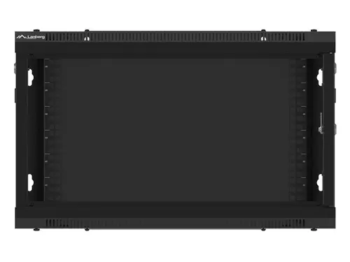 Комуникационен шкаф, Lanberg rack cabinet 19" wall-mount 6U/600x450 for self-assembly with metal door black (flat pack) - image 14
