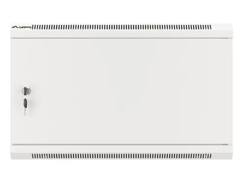 Комуникационен шкаф, Lanberg rack cabinet 19" wall-mount 6U/600x450 for self-assembly with metal door grey (flat pack) - image 12