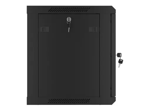 Комуникационен шкаф, Lanberg rack cabinet 19" wall-mount 9U/600x450 for self-assembly with metal door  black (flat pack) - image 10
