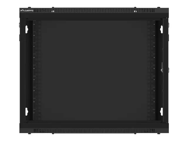 Комуникационен шкаф, Lanberg rack cabinet 19" wall-mount 9U/600x450 for self-assembly with metal door black (flat pack) - image 13