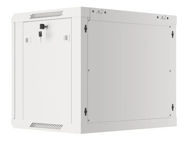 Комуникационен шкаф, Lanberg rack cabinet 19" wall-mount 9U/600x450 for self-assembly with metal door grey (flat pack) - image 6