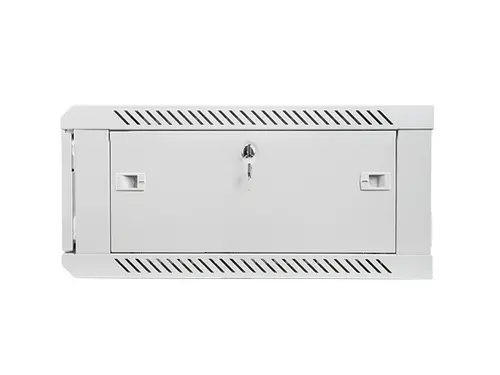 Комуникационен шкаф, Lanberg rack cabinet 19" wall-mount 4U / 600x600 for self-assembly (flat pack), grey - image 4