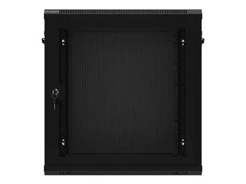 Комуникационен шкаф, Lanberg rack cabinet 19" wall-mount 12U/600x450 with perforated door black (flat pack) - image 6