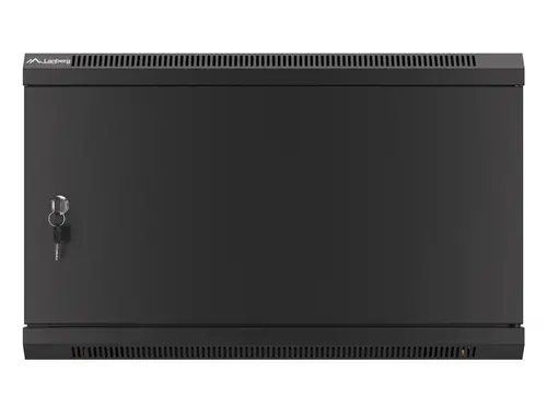Комуникационен шкаф, Lanberg rack cabinet 19" wall-mount 6U/600x600 for self-assembly with metal door black (flat pack) - image 6