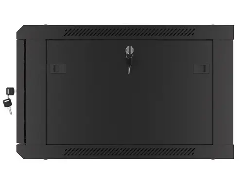 Комуникационен шкаф, Lanberg rack cabinet 19" wall-mount 6U/600x600 for self-assembly with metal door black (flat pack) - image 7