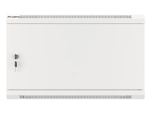 Ερμάριο επικοινωνιών, Lanberg rack 19" επιτοίχιο 6U/600x600 για αυτοσυναρμολόγηση με μεταλλική πόρτα, γκρι (flat pack) - 12
