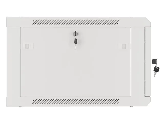 Dulap de comunicații, Lanberg rack 19" montaj pe perete 6U/600x600 pentru autoasamblare cu ușă metalică, gri (flat pack) - image 13