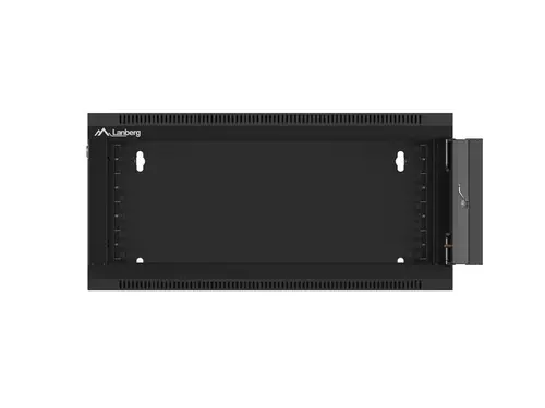 Комуникационен шкаф, Lanberg rack cabinet 19" wall-mounted 4U 600 fast assembly (flat pack) black - image 5