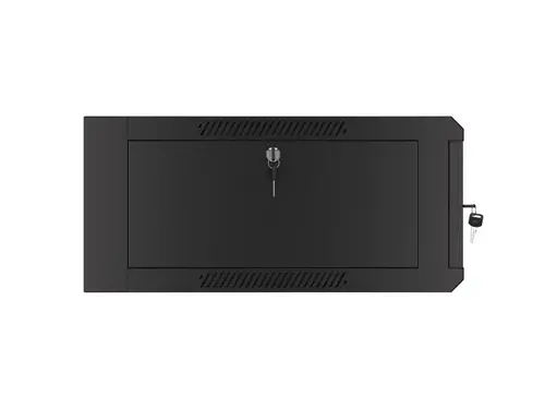 Комуникационен шкаф, Lanberg rack cabinet 19" wall-mounted 4U 600 fast assembly (flat pack) black - image 6