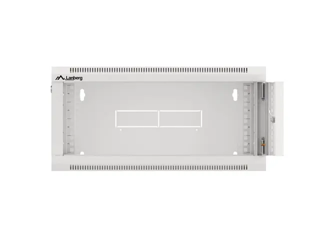Комуникационен шкаф, Lanberg rack cabinet 19" wall-mounted 4U 600 fast assembly (flat pack) grey - image 4