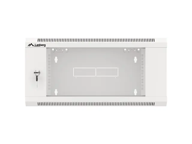 Комуникационен шкаф, Lanberg rack cabinet 19" wall-mounted 4U 600 fast assembly (flat pack) grey - image 9
