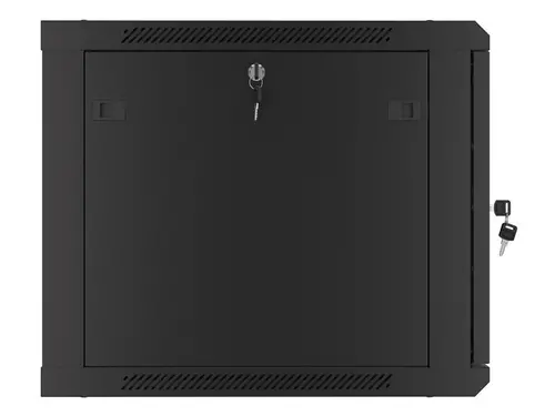 Комуникационен шкаф, Lanberg rack cabinet 19" wall-mount 9U/600x600 for self-assembly with metal door black (flat pack) - image 5