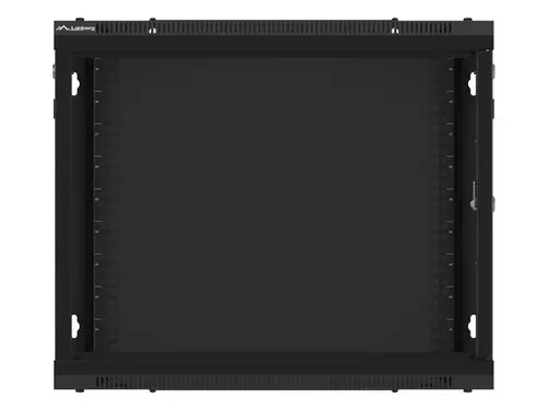 Комуникационен шкаф, Lanberg rack cabinet 19" wall-mount 9U/600x600 for self-assembly with metal door black (flat pack) - image 6