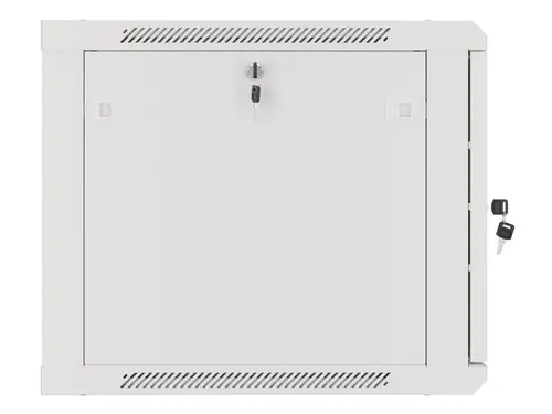 Комуникационен шкаф, Lanberg rack cabinet 19" wall-mount 9U/600x600 for self-assembly with metal door grey (flat pack) - image 5