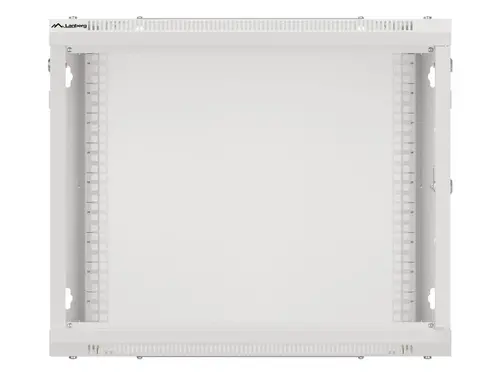 Комуникационен шкаф, Lanberg rack cabinet 19" wall-mount 9U/600x600 for self-assembly with metal door grey (flat pack) - image 9