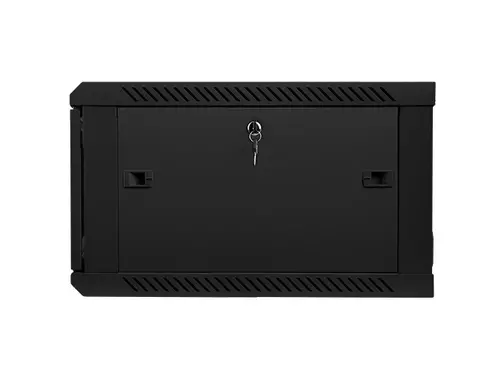 Комуникационен шкаф, Lanberg rack cabinet 19" wall-mount 6U / 600x600 for self-assembly (flat pack), black - image 4