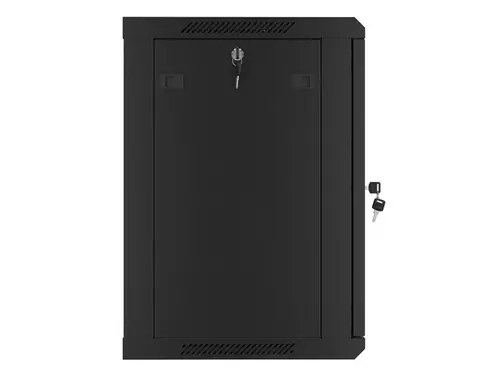 Комуникационен шкаф, Lanberg rack cabinet 19" wall-mount 12U/600x450 for self-assembly with metal door black (flat pack) - image 9