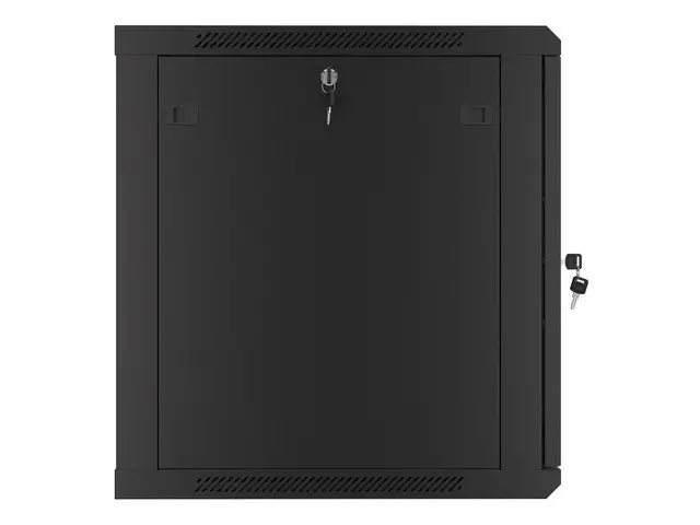 Комуникационен шкаф, Lanberg rack cabinet 19" wall-mount 12U/600x600 for self-assembly with metal door black (flat pack) - image 6