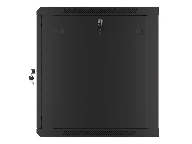 Комуникационен шкаф, Lanberg rack cabinet 19" wall-mount 12U/600x600 for self-assembly with metal door black (flat pack) - image 7