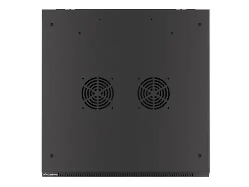 Ερμάριο επικοινωνιών, Lanberg rack 19" επιτοίχιο 12U/600x600 για αυτοσυναρμολόγηση με μεταλλική πόρτα, μαύρο (flat pack) - 9