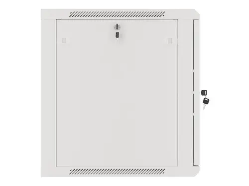 Комуникационен шкаф, Lanberg rack cabinet 19" wall-mount 12U/600x600 for self-assembly with metal door grey (flat pack) - image 1