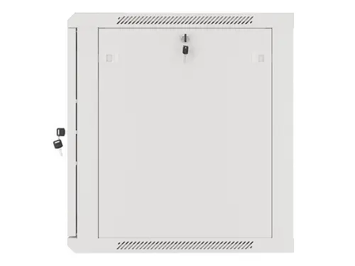 Комуникационен шкаф, Lanberg rack cabinet 19" wall-mount 12U/600x600 for self-assembly with metal door grey (flat pack) - image 2
