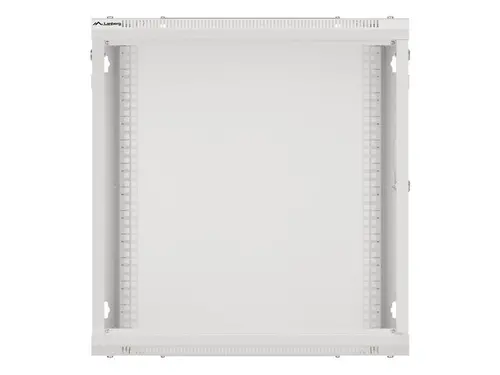 Комуникационен шкаф, Lanberg rack cabinet 19" wall-mount 12U/600x600 for self-assembly with metal door grey (flat pack) - image 4