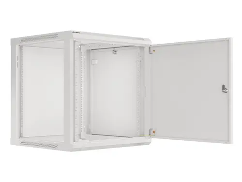 Комуникационен шкаф, Lanberg rack cabinet 19" wall-mount 12U/600x600 for self-assembly with metal door grey (flat pack) - image 7