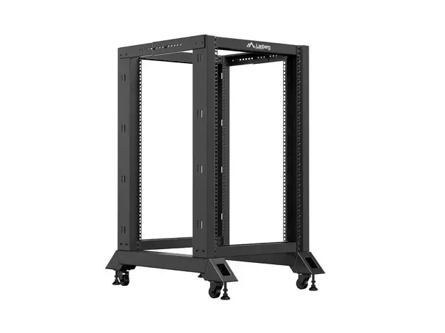 Комуникационен шкаф, Lanberg open rack 19" 18U 600x800 black