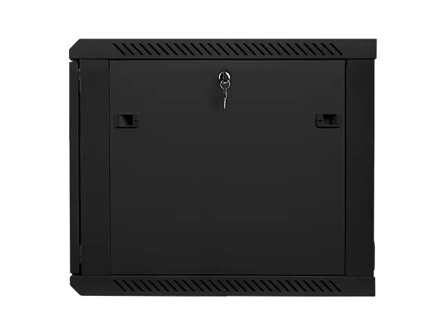 Dulap de comunicații, Lanberg rack 19" pentru montare pe perete 9U / 600x600 pentru autoasamblare (flat pack), negru - image 4