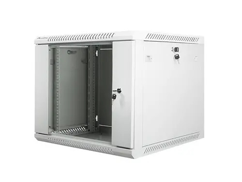 Комуникационен шкаф, Lanberg rack cabinet 19" wall-mount 9U / 600x600 for self-assembly (flat pack), grey - image 2