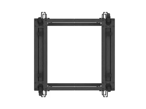 Комуникационен шкаф, Lanberg open rack 19" 15U 600x600-1100 adjustable, black - image 3