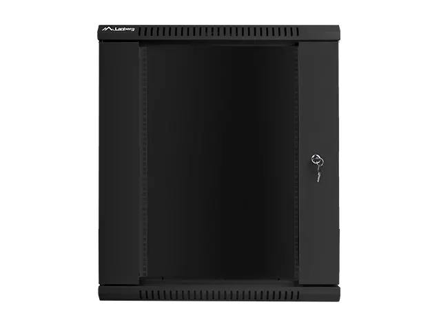 Комуникационен шкаф, Lanberg rack cabinet 19" wall-mount 15U / 600x450 for self-assembly (flat pack), black - image 1
