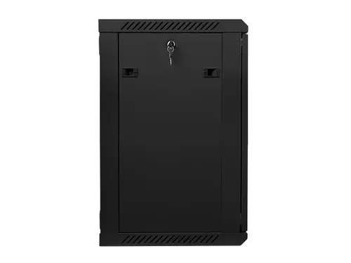 Комуникационен шкаф, Lanberg rack cabinet 19" wall-mount 15U / 600x450 for self-assembly (flat pack), black - image 3