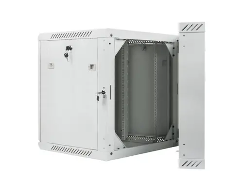 Комуникационен шкаф, Lanberg rack cabinet 19" double-section wall-mount 12U / 600x600 for self-assembly (flat pack), grey - image 5